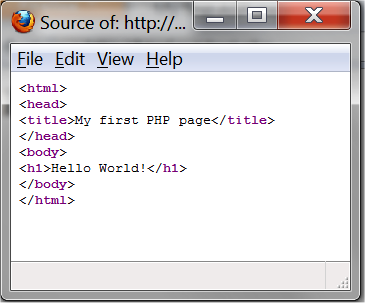 Imagem mostrando o código fonte do documento